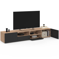 Asino - TV-Meubel - Zwart visgraat - 180 cm