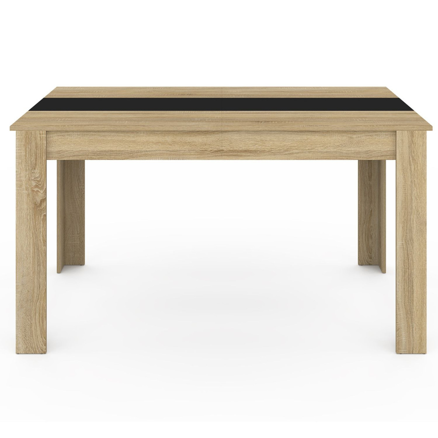 Tavolo Da Pranzo GEORGIA 140 Cm In Finto Faggio E Nero E Set Di 6 Sedie - 3