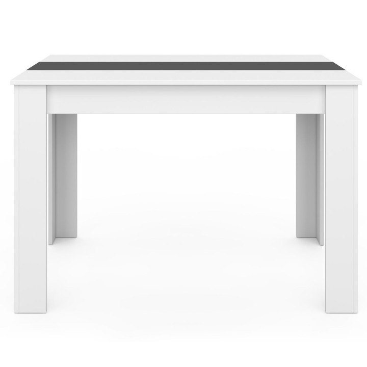 Mesa de comedor barata para 4 personas en blanco y gris | ID Market