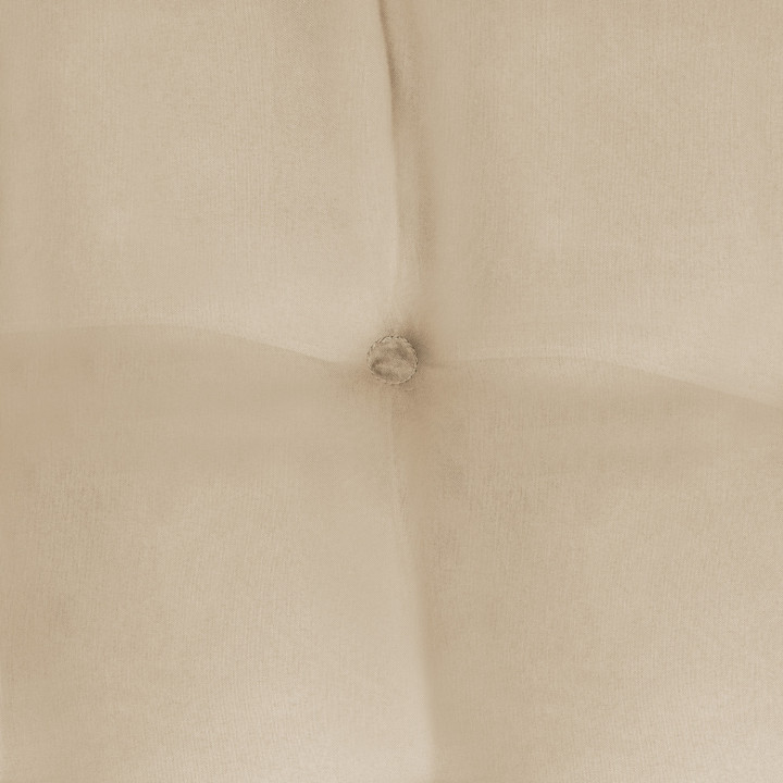 Lote de 2 cojines para tumbona universal 180 cm beige