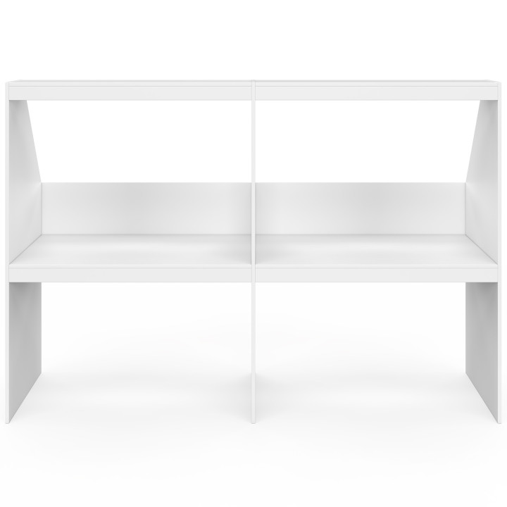 TOMI 4 planken 160 x 50 x 70/100 cm wit