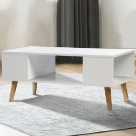 Table basse EFFIE scandinave bois blanc Table basse EFFIE scandinave bois blanc
