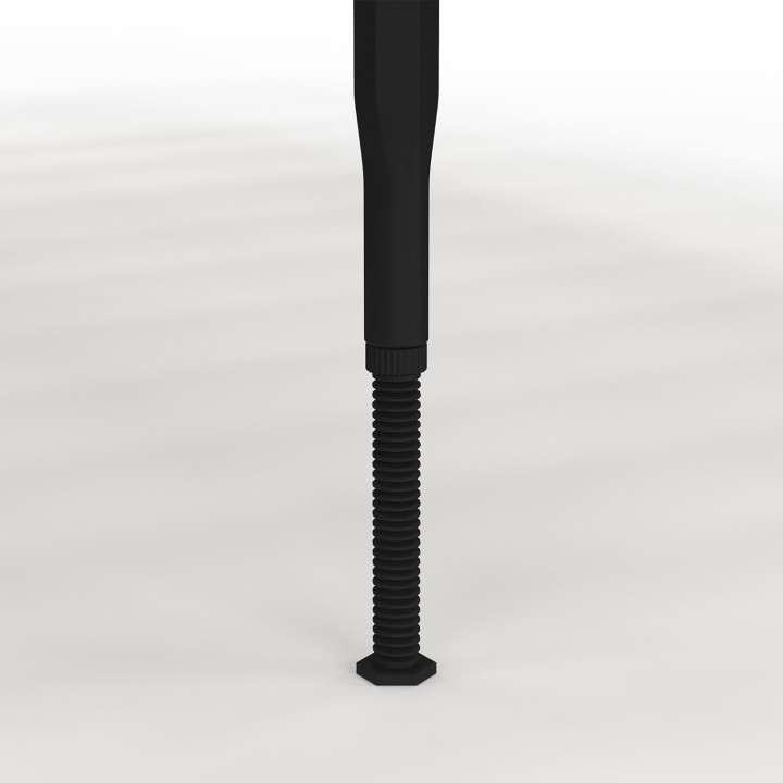 Sommier cadre métal à lattes fixe 140 x 190 cm