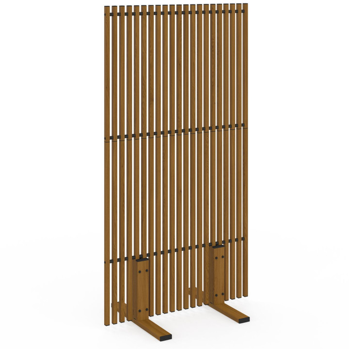 Paravent extérieur ajour claustra extérieure 80x150cm gris anthracite