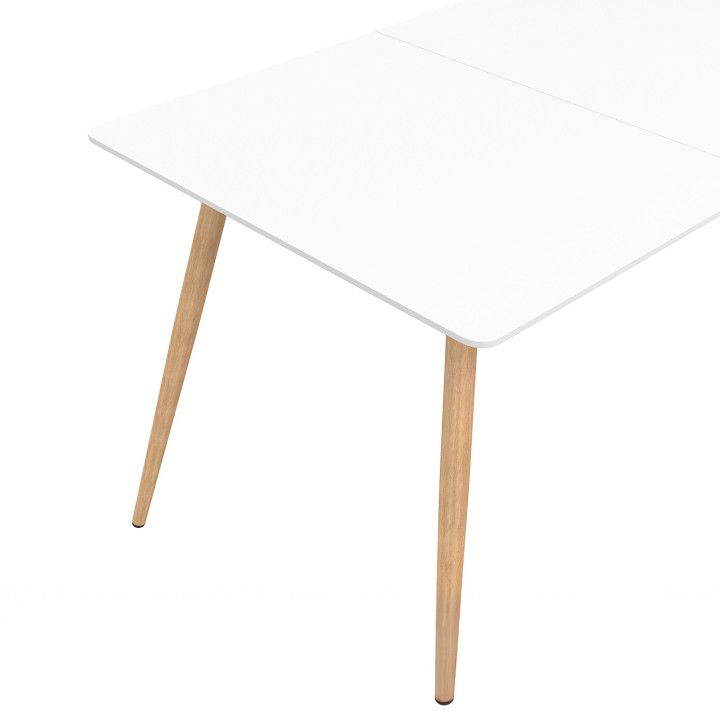 Goedkope Scandinavische eettafel - wit - SARA | ID Market