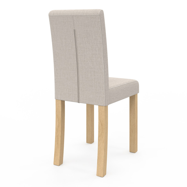 Günstige skandinavische Stühle beige gepolstert - POLGA - 4er Set | ID Market