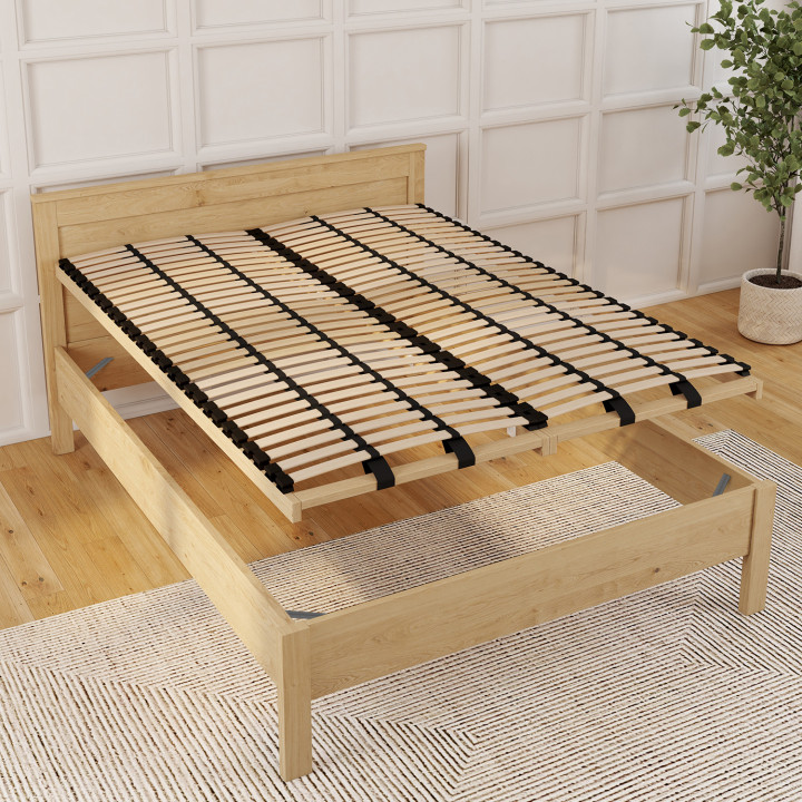 Verstelbare lattenbodem - 5 comfortzones 140 x 190 cm