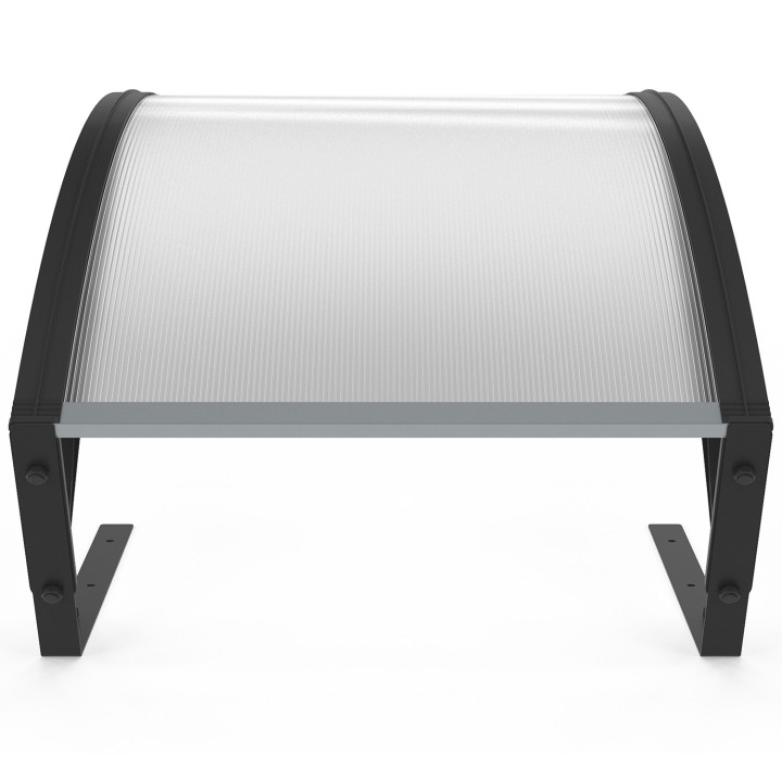 Mähroboterdach mit UV-Schutz aus grauem Polycarbonat | IdMarket