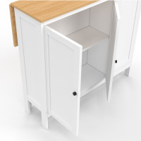 Desserte de cuisine avec table pivotante
