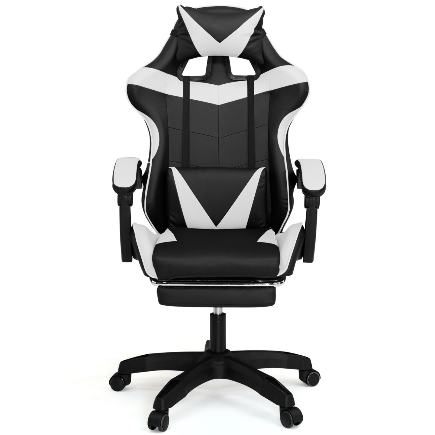 Fauteuil De Gaming ALEX Réglable - Avec Repose-pied, Coussin Tête Et Coussin Lomb