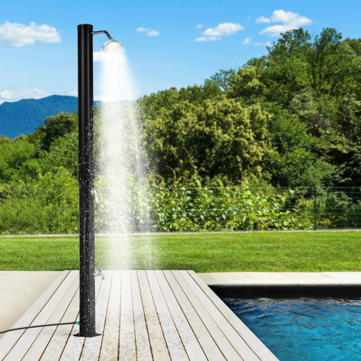 Douche solaire 20 Litres noire Piscine et jeux