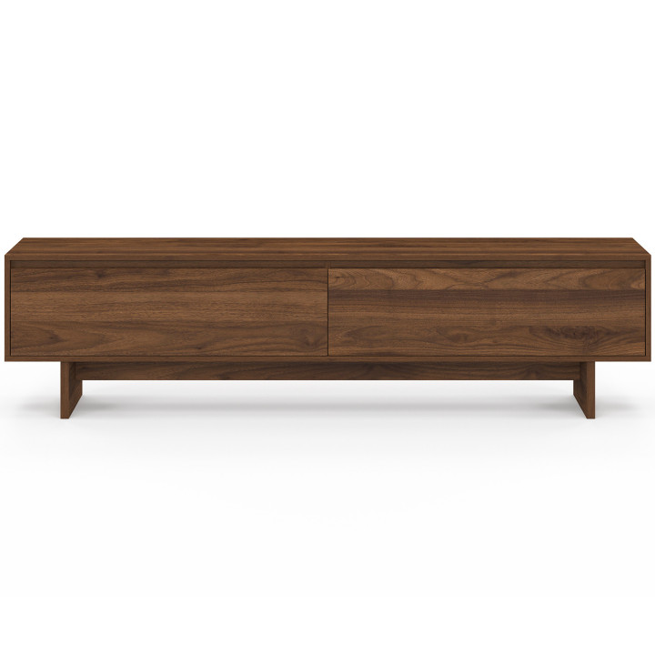 Mueble TV 180 cm YURI 2 puertas efecto nogal