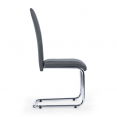 CHAISE X4 MILLA GRIS PIETEMENT CHROME SUSPENDU