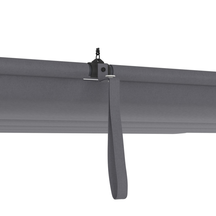 Toit rétractable de rechange gris anthracite pour pergola toit rétractable 3x4 M