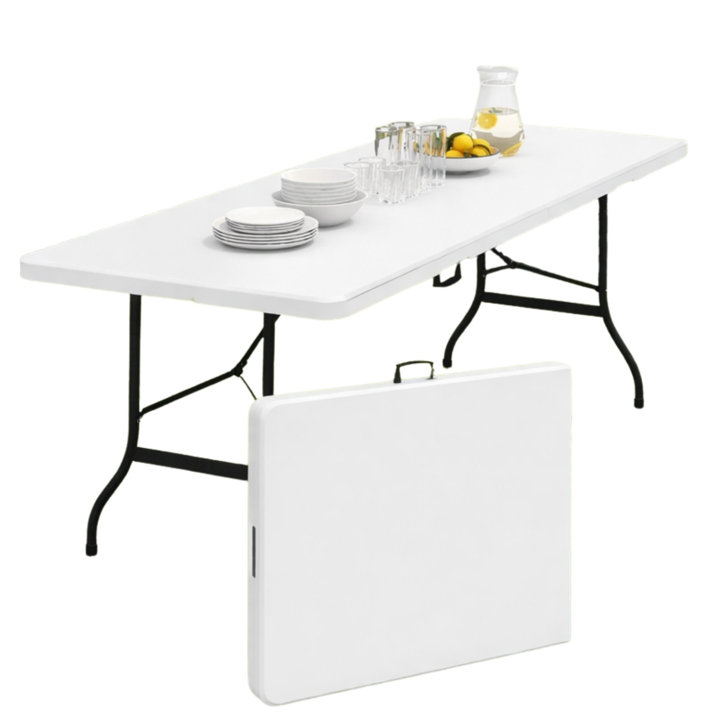 Table De Camping Valise Pliable Avec Cadre En Aluminium 75x55x68 Cm - Table de jardin