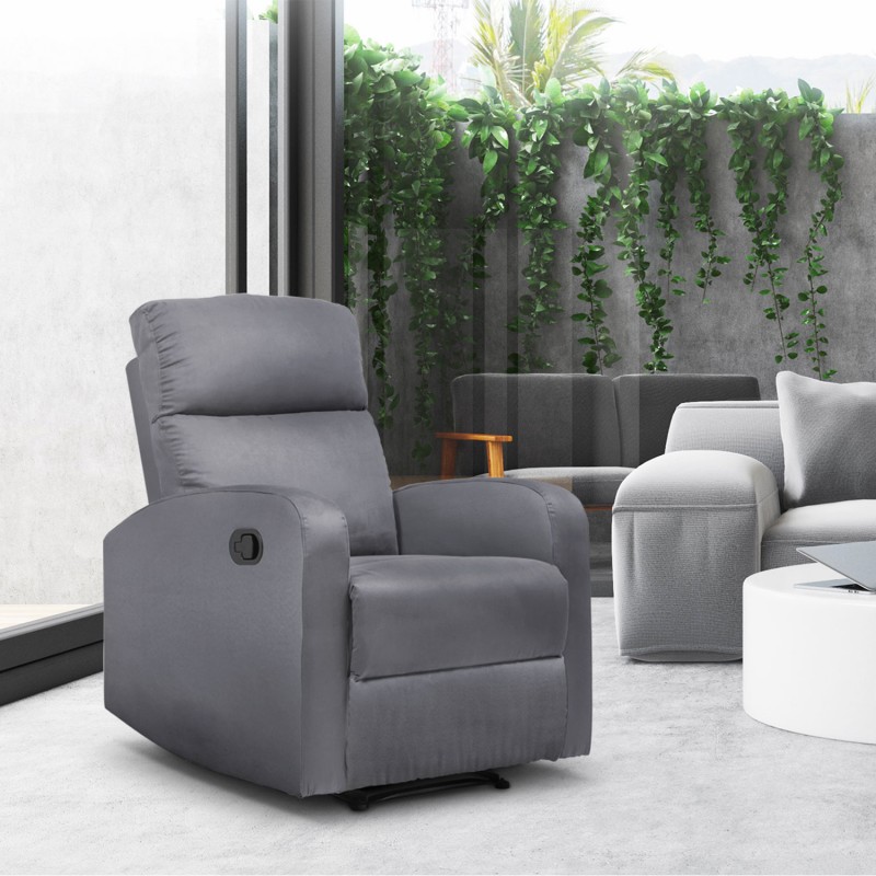 Fauteuil Relax Pas Cher Gris Anthracite Id Market