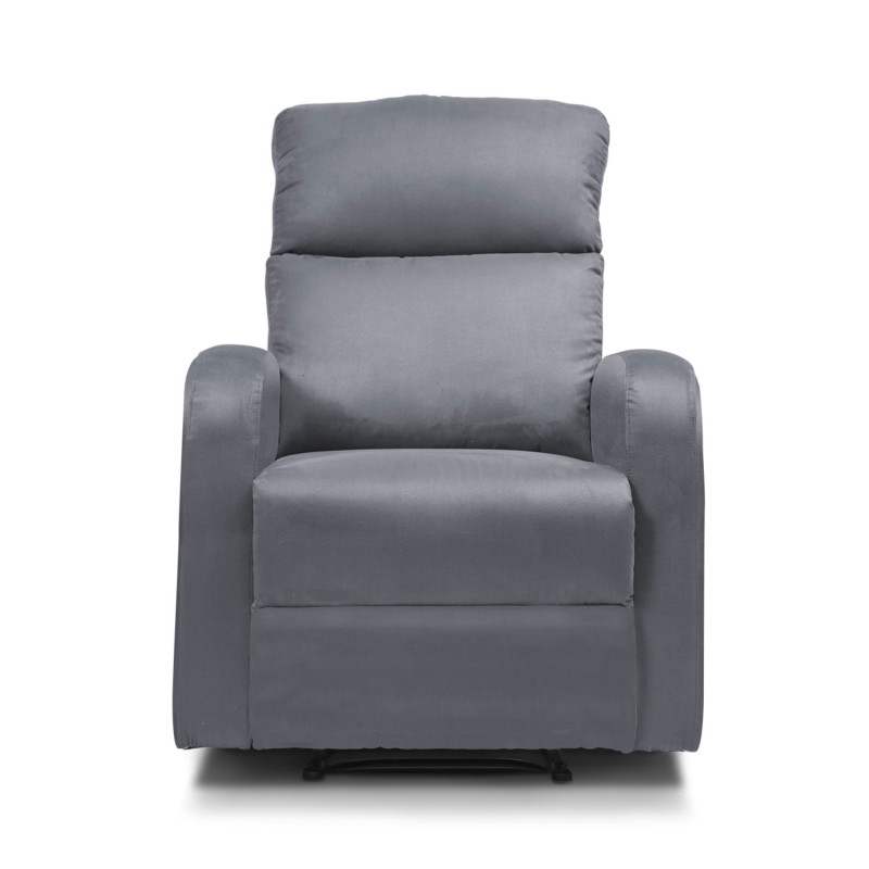 Fauteuil relax pas cher gris anthracite | ID Market Fauteuil relax pas cher gris anthracite | ID Market