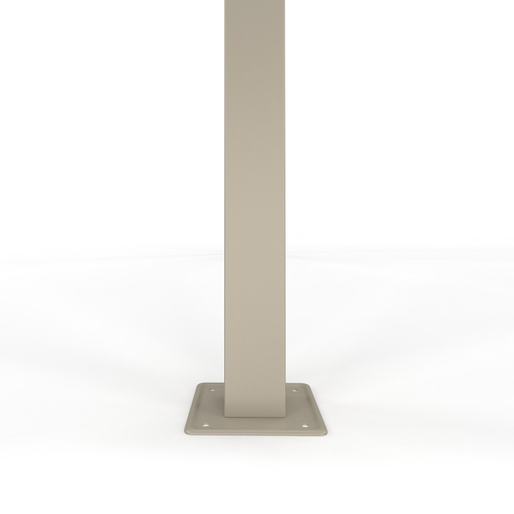 Pergola Aluminium einziehbares Tuch beige 3x4m | ID Market