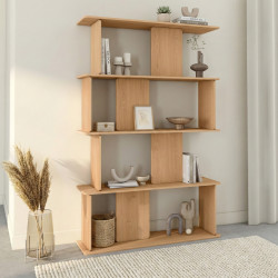 Scaffale asimmetrico a 4 livelli in faggio dal design arrotondato - CAPUCINE | IdMarket