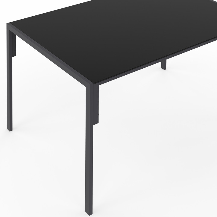 Set da giardino da pranzo angolare a 8 posti in metallo con cuscini grigi, composto da tavolo da pranzo, divano angolare, panca
