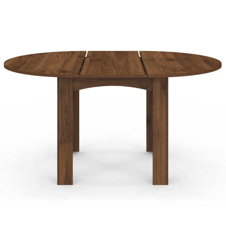 DONA tavolo da pranzo rotondo allungabile 4-8 persone noce 110-150 cm