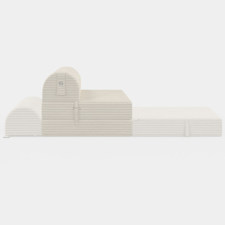Sedia PALOMA in velluto a coste beige