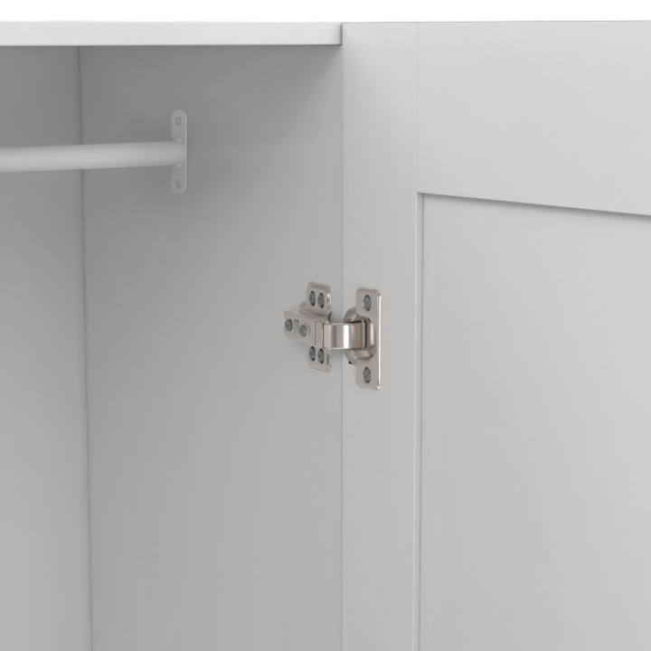 Armario 2 puertas blanco - VITO | ID Market