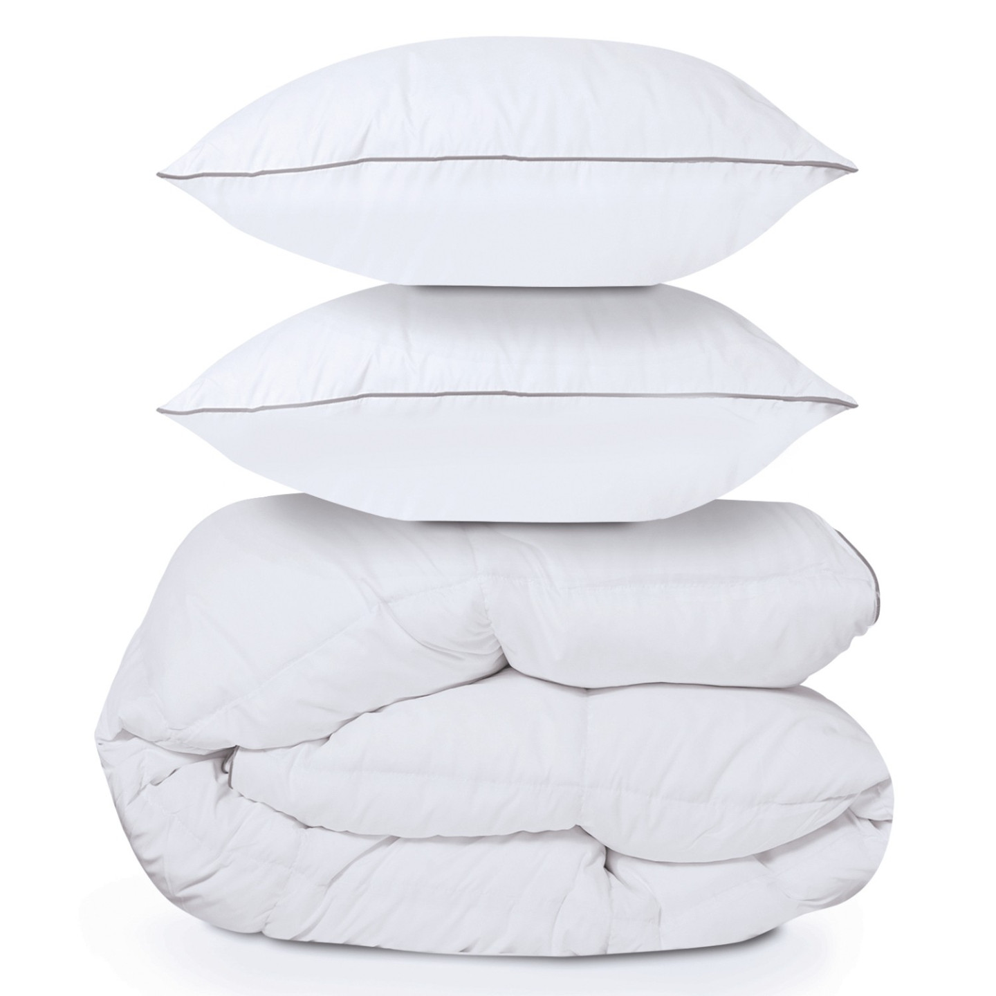 Couette 220x240 CM AELA en plume d'oie anti acarien 500 gr