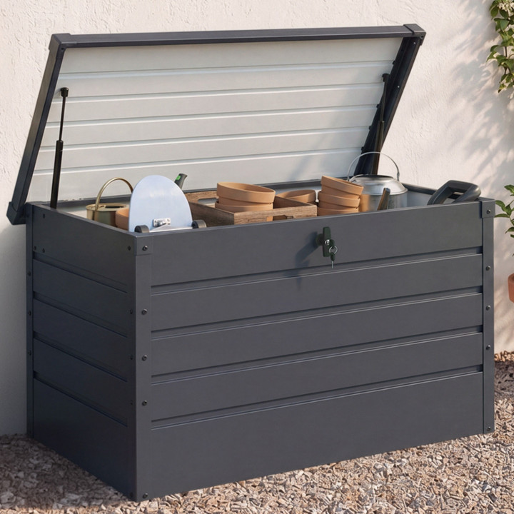 Caja de almacenamiento impermeable para exteriores 350L | ID Market