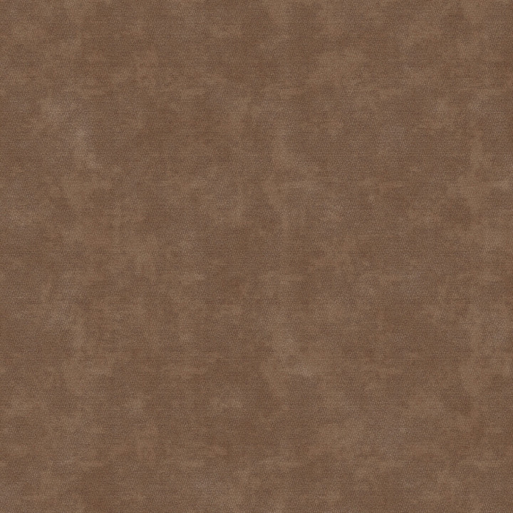 Set di 6 sedie THALYA in tessuto misto ciniglia in taupe x2, beige x2, marrone x2 e gambe effetto legno con braccioli