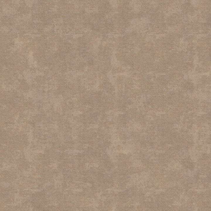 Set di 6 sedie THALYA in tessuto misto ciniglia in taupe x2, beige x2, marrone x2 e gambe effetto legno con braccioli