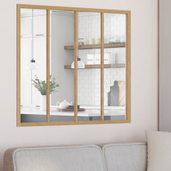 Hout en gehard glas 4-ruits glazen studiodak B. 116 x H. 108 cm