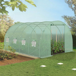 Goedkope groene tunnelkas 12 m²