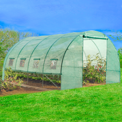 Goedkope groene tunnelkas 12 m²