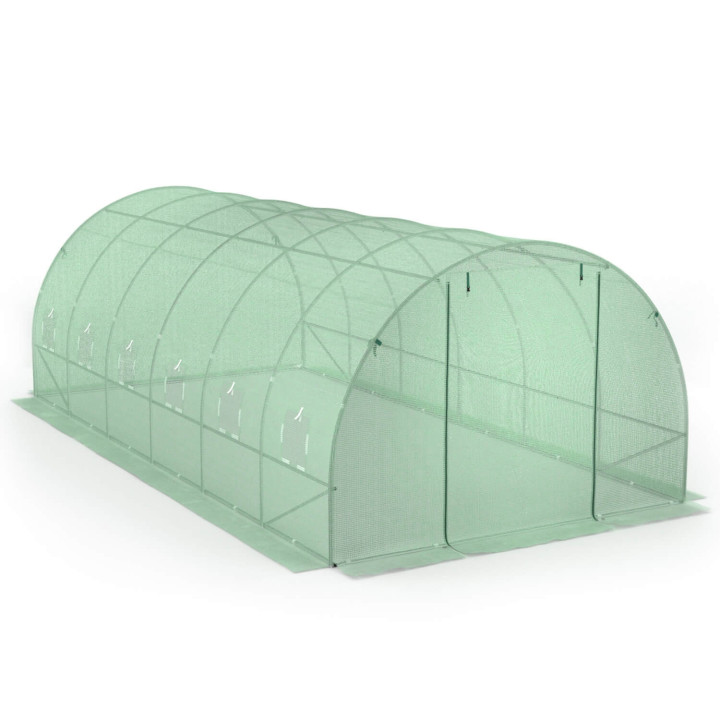 Günstiges Tunnelgewächshaus 18m2