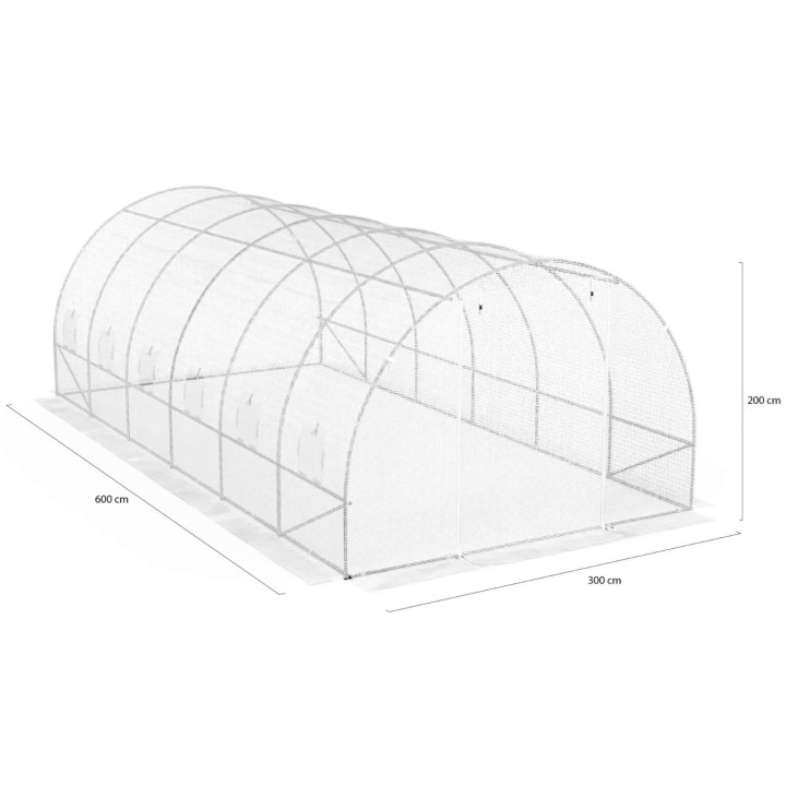 6x3m invernadero de jardín barato