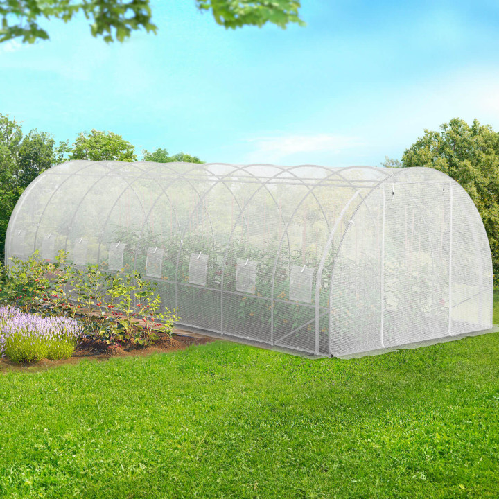 Goedkope witte tunnelkas 24 m²