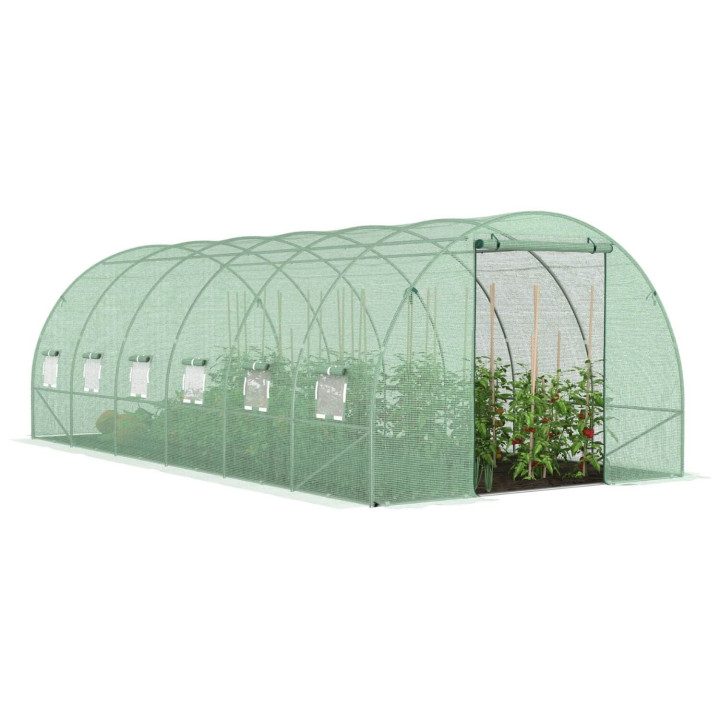Copertura di ricambio per serra 6x3m verde 18m2