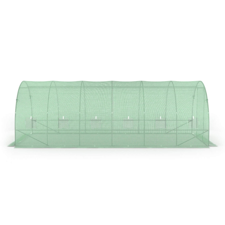 Cubierta de repuesto para invernadero 6x3m verde 18m2