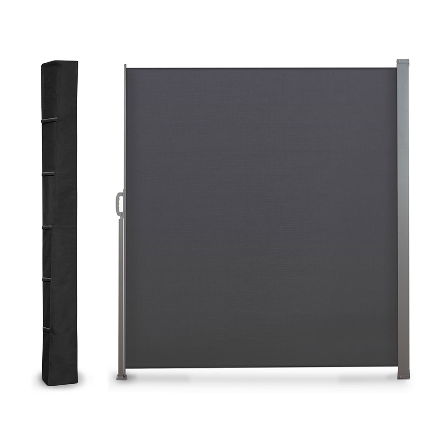 Housse pour paravent rétractable hauteur 2m noire