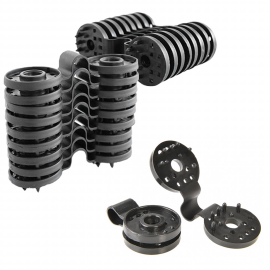 Lot de 20 clips de fixation pour brise vue Lot de 20 clips de fixation pour brise vue