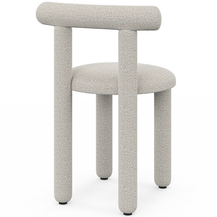 Set van 2 RIME stoelen in crème bouclette stof