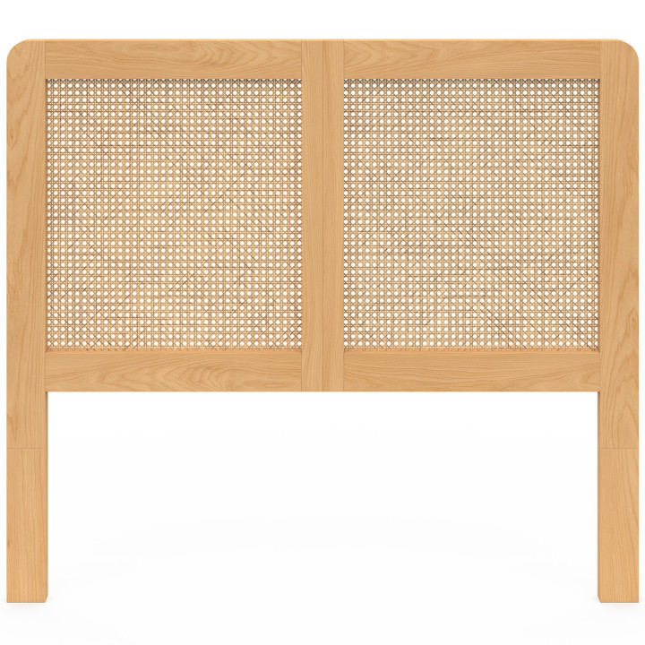 Testata EDHEN 90 cm in canna e legno a libera installazione
