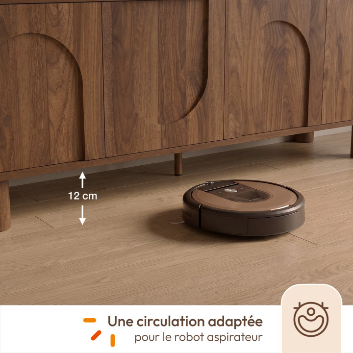 Mueble TV ARCHIE 4 puertas efecto nogal 140 cm