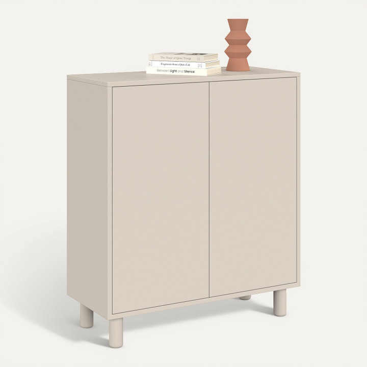 Credenza BERTILLE beige a 2 ante 70 cm