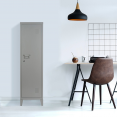 Armoire vestiaire ESTEL en métal gris foncé