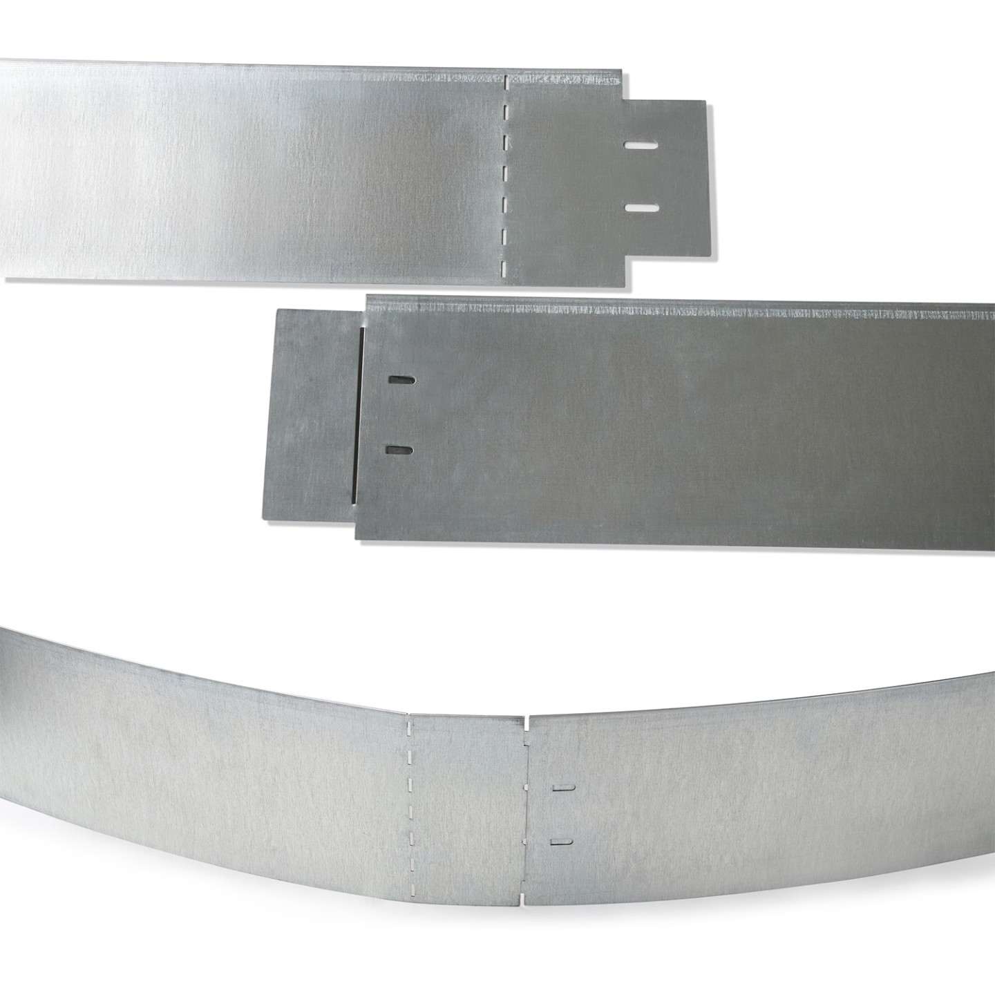 ACXIN Lot De 5 Bordures De Pelouse En Métal Galvanisé - 5 M X 15 Cm - 100 Cm X 15 Cm (L X H) - Pour Plantes De Jardin