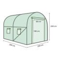 IDMarket - Serre Tunnel de Jardin 6M² Verte Gamme maraîchère Roma 2x3M