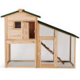 Poulailler PREMIUM avec clapier en bois