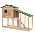 Poulailler PREMIUM avec clapier en bois